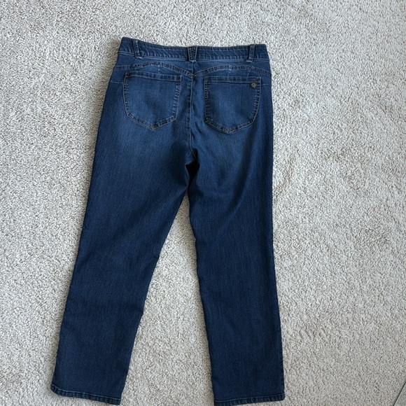 Democracy Women's Petite Ab Solution Straight Leg Jean 12 petite - Picture 4 of 4